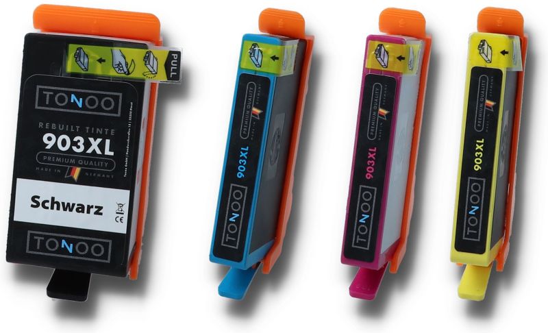 Tonoo® Tinte ersetzt HP 903XL | 3HZ51AE BK|C|M|Y  Spar Set XL
