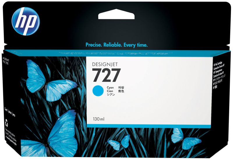 Original HP 727 | B3P19A Tinte Cyan ( 2025 )