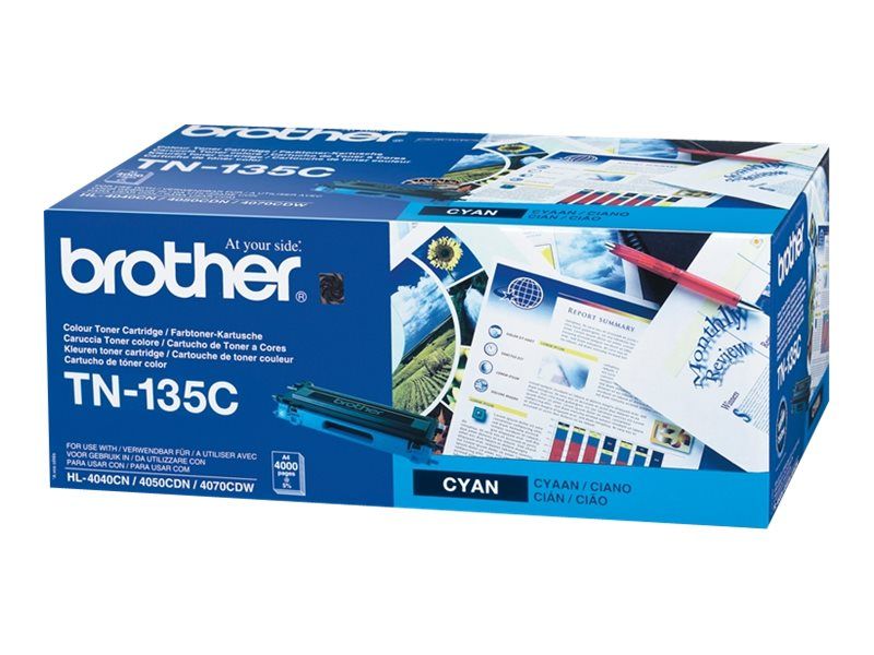 Original Brother TN135C Toner Cyan