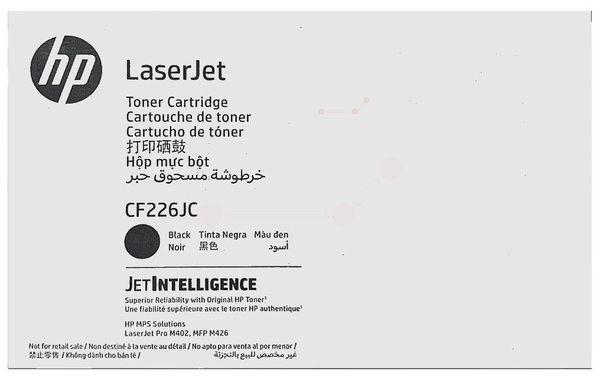 Original HP CF226JC Toner Schwarz XXL