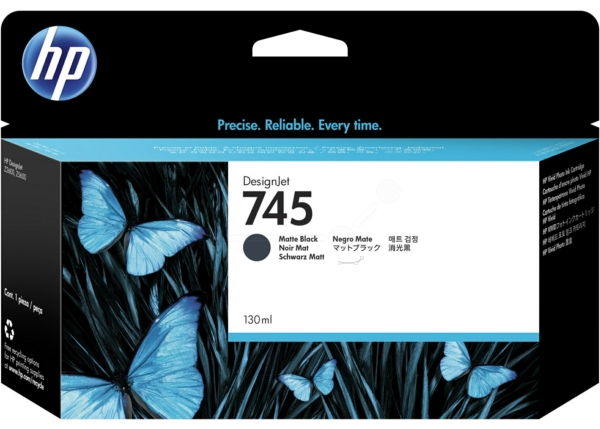 Original HP 745 | F9J99A Tinte Matt Schwarz ( 2025 )