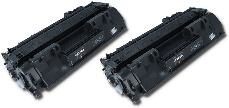 Tonoo® Toner ersetzt HP CF280AD | 80A Schwarz Doppelpack