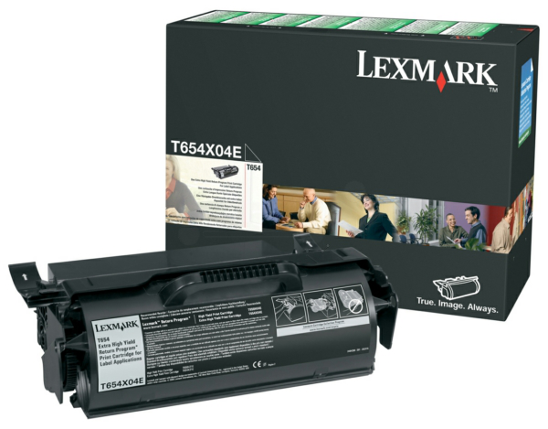 Original Lexmark T654X04E Toner Schwarz XXL