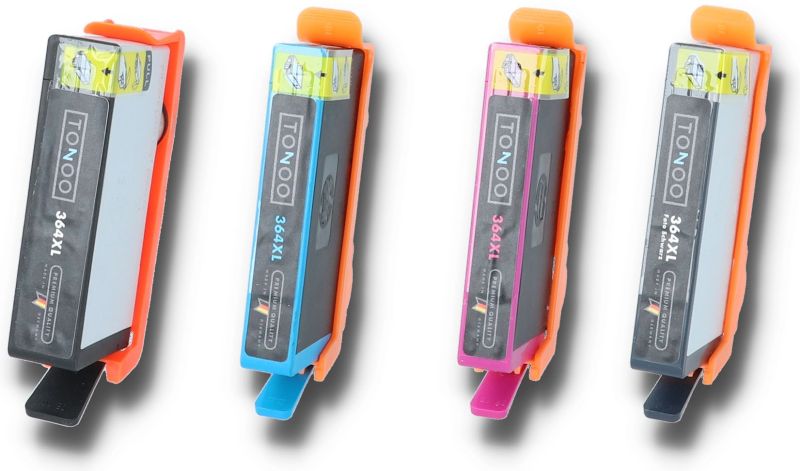 Tonoo® Tinte ersetzt HP N9J74AE | 364XL BK/C/M/Y Spar Set XL