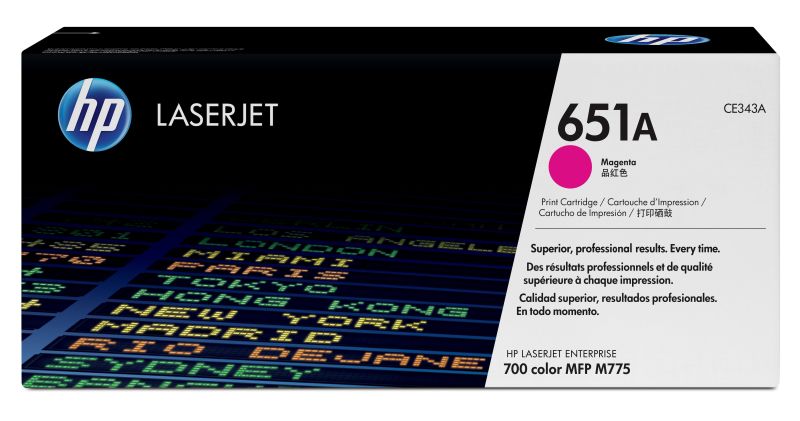 Original HP CE343A | 651A Toner Magenta