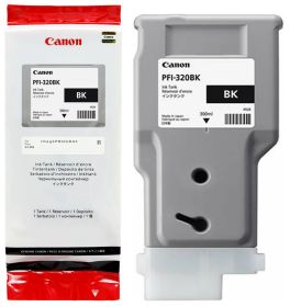 Original Canon PFI320BK | 2890C001 Tinte Schwarz XL