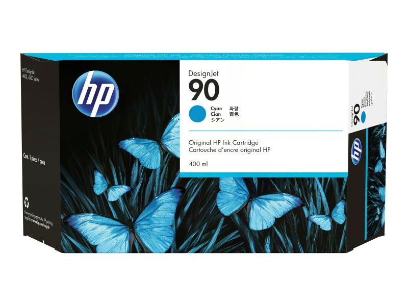 Original HP 90 | C5061A Tinte Cyan XL ( 2009 )