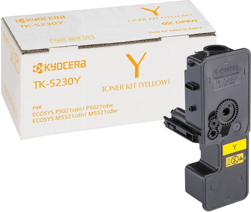 Original Kyocera TK5230Y | 1T02R9ANL0 Toner Gelb XL
