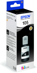 Original Epson 105 | C13T00Q140 Tintenflasche Schwarz
