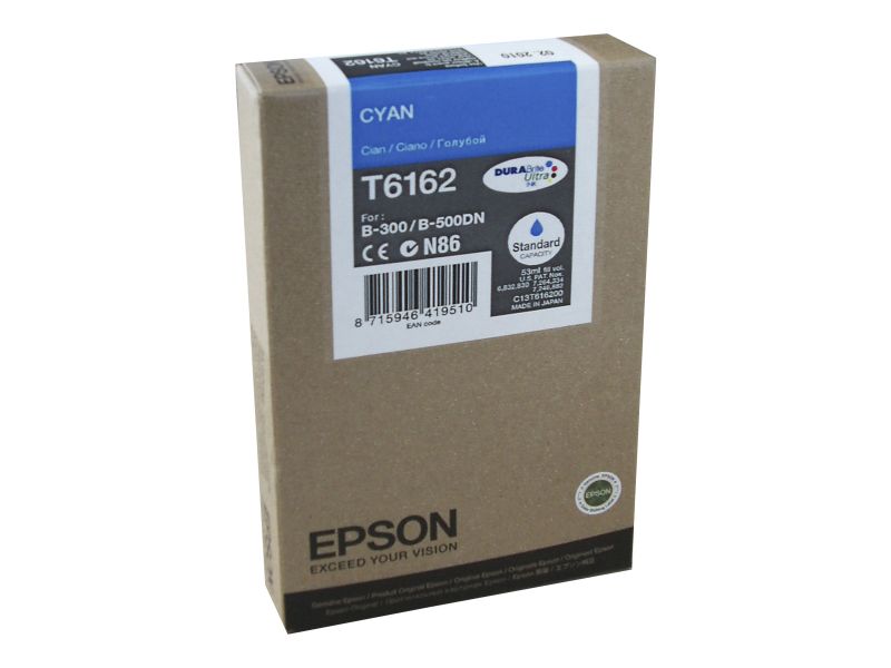 Original Epson T6162 | C13T616200 Tintenpatrone Cyan ( 08.2026 ) 