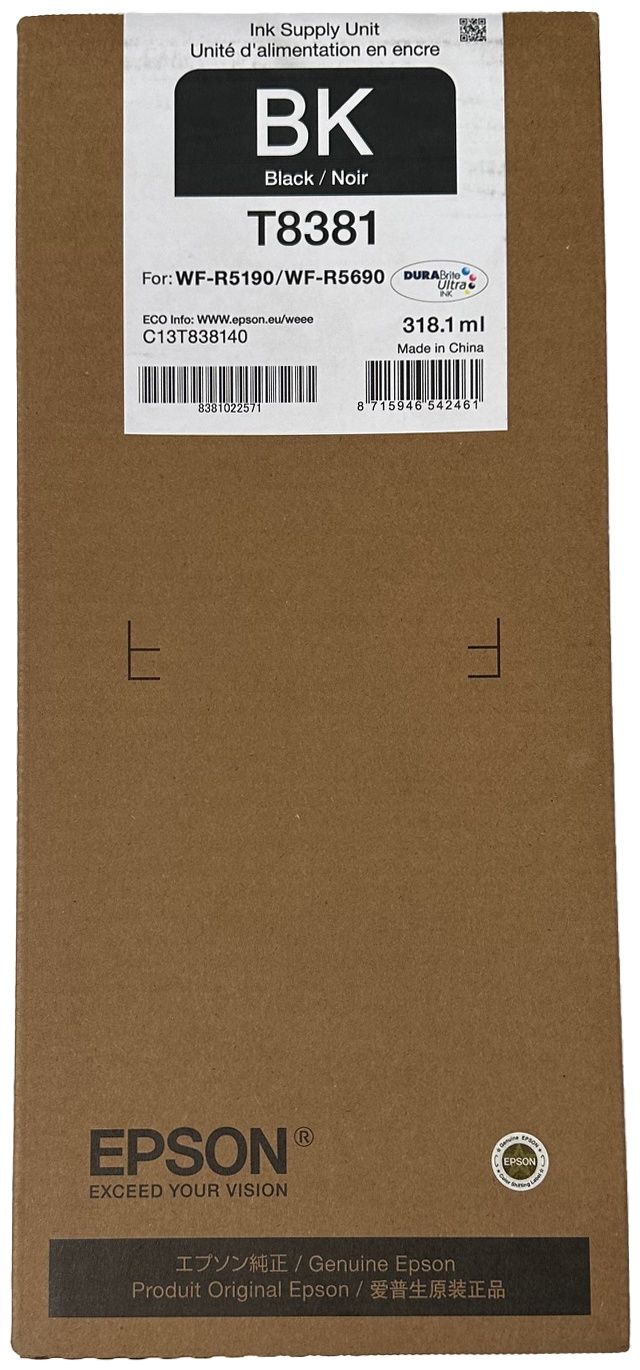 Original Epson T8391 | C13T83914N | C13T839140 Tinte | Schwarz