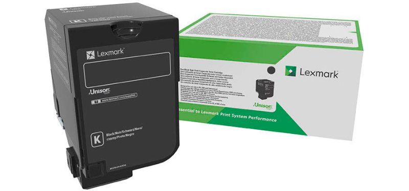 Original Lexmark 74C2HKE Toner Schwarz XXL