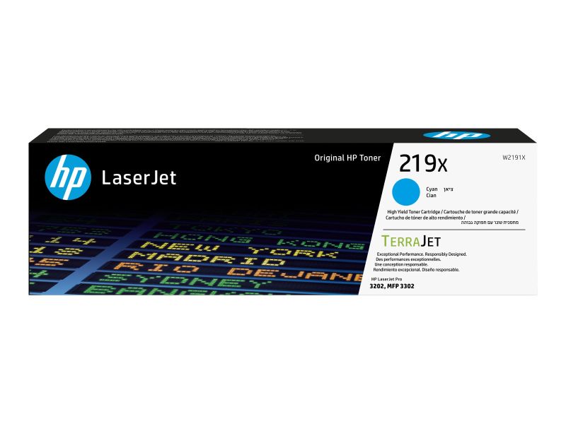 Original HP 219X | W2191X Toner Cyan