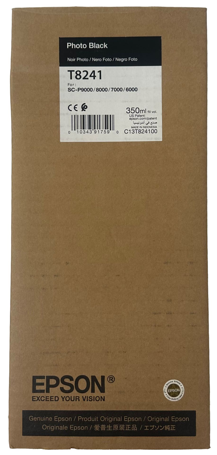 Original Epson T8241 | C13T824100 Tinte | Schwarz