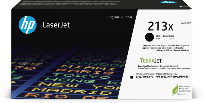 Original HP 213X | W2130X Toner Schwarz