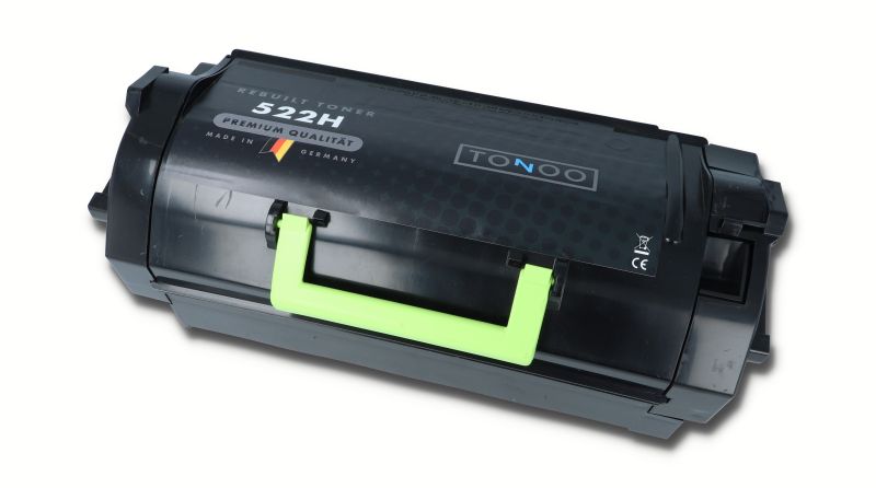 Tonoo® Toner ersetzt Lexmark 522H | 52D2H00 Schwarz XL