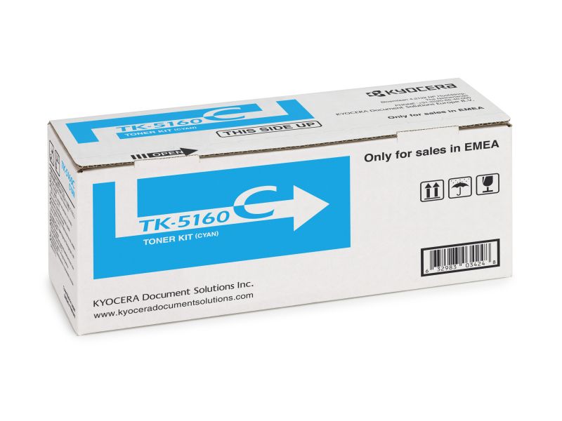 Original Kyocera TK5160C Toner Cyan