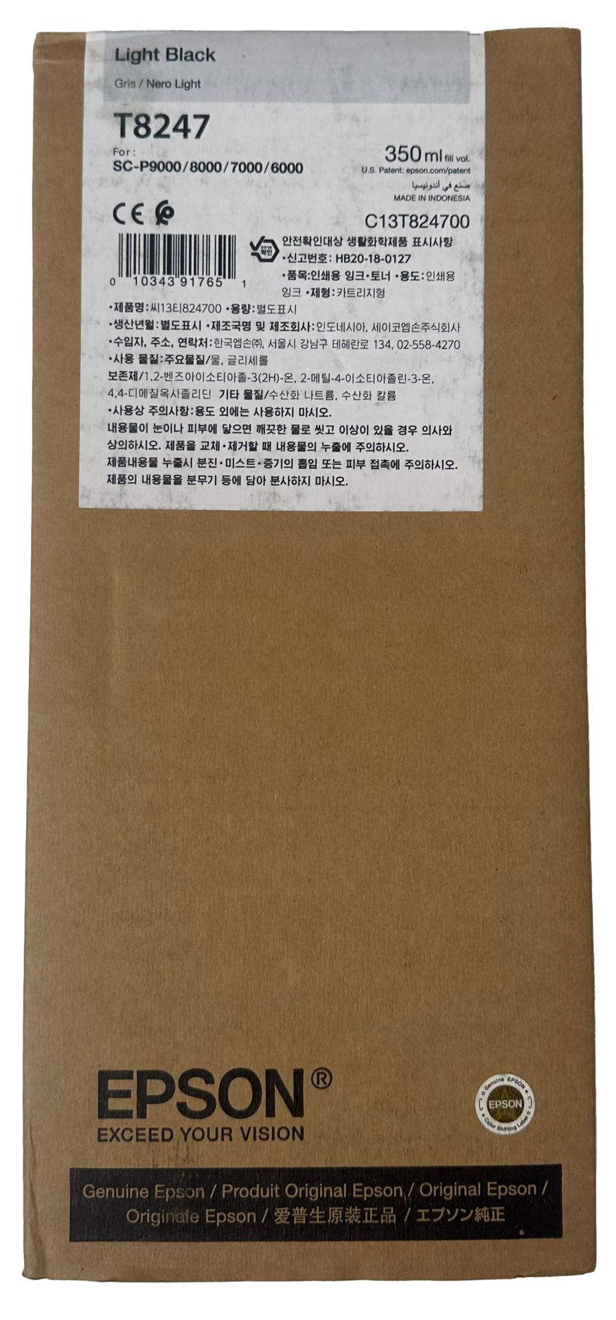 Original Epson T8247 | C13T824700 Tinte | light Schwarz ( 2025 )