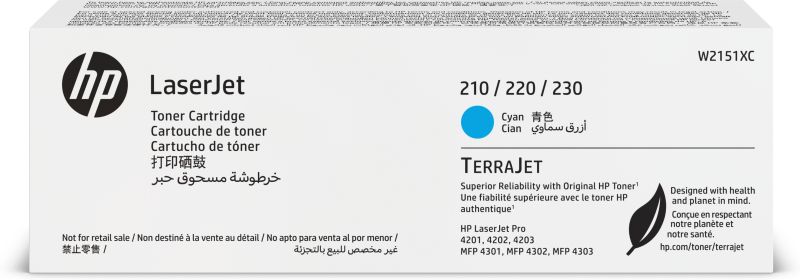 Original HP W2151XC Toner Cyan XL