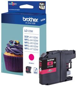 Original Brother LC123M Tinte Magenta
