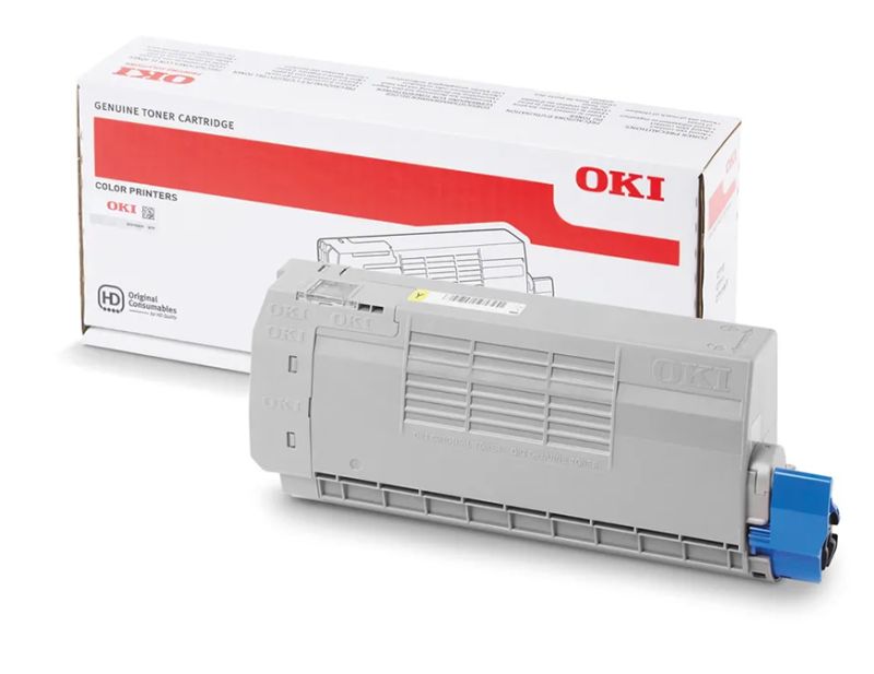 Original OKI 44318605 Toner Gelb