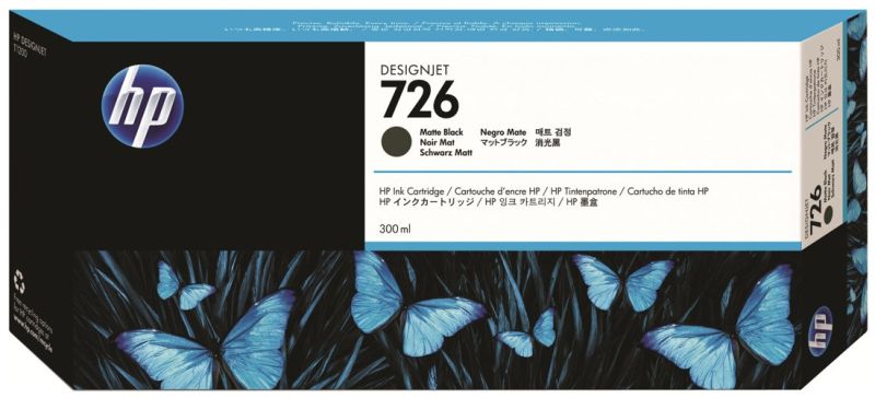Original HP 726 | CH575A Tinte Matt Schwarz XL