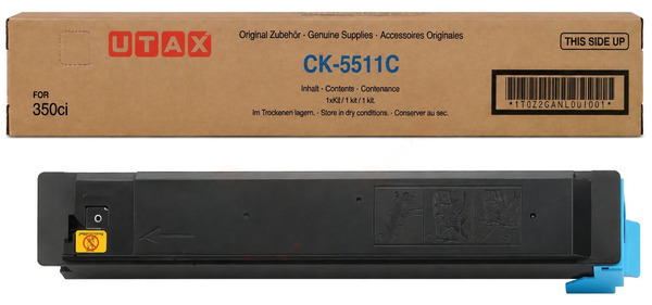 Original Utax CK5511C | 1T02R5CUT0 Toner Cyan