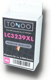 Tonoo® Tinte ersetzt Brother LC3239XLM Magenta XL