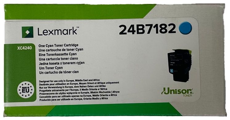 Original Lexmark 24B7182 Toner Cyan