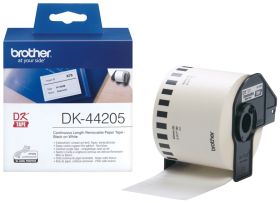 Brother Endlosetikett DK-44205 | 62 mm | Weiß | Papier ablösbar