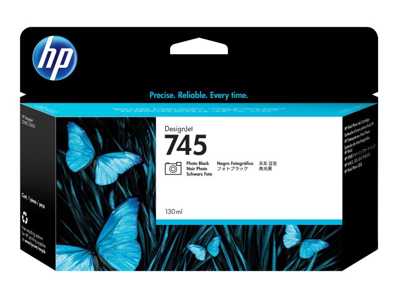 Original HP 745 | F9J98A Tinte Foto Schwarz