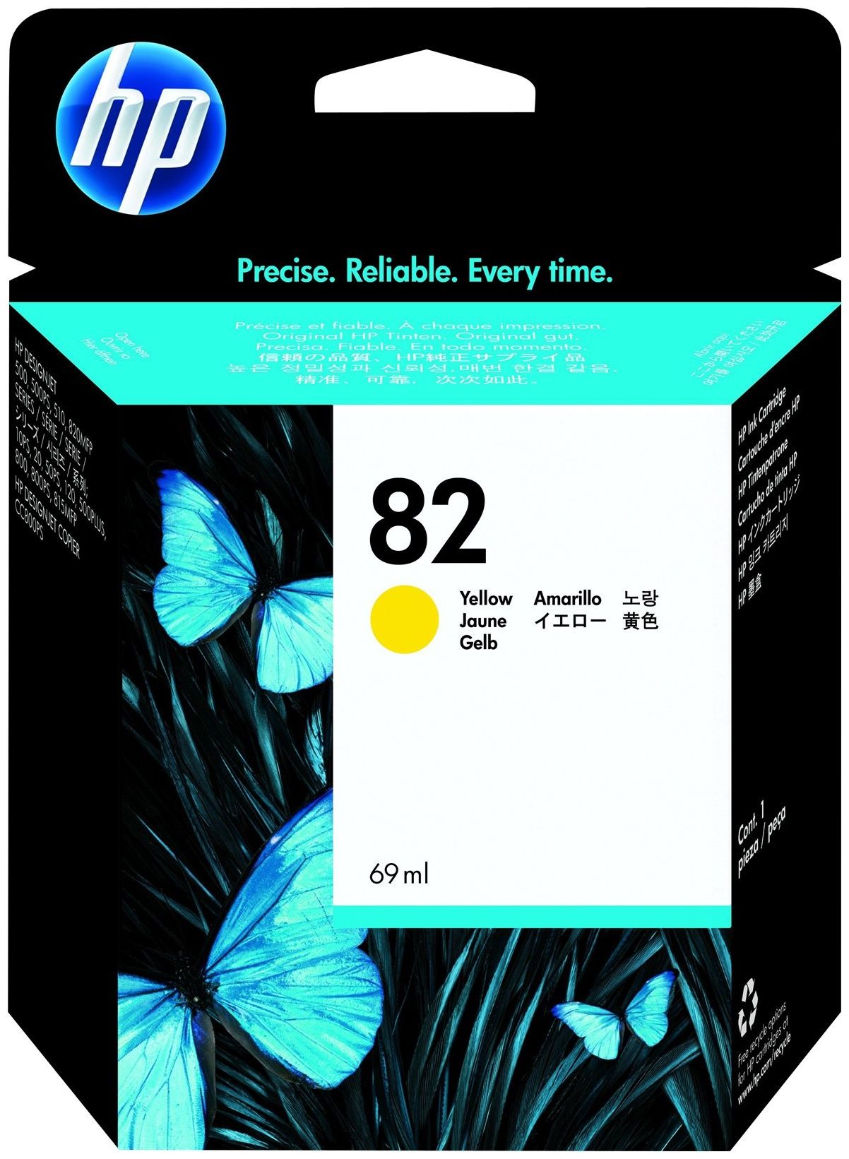 Original HP 82 | C4913A Tinte Gelb XL ( 2024 )