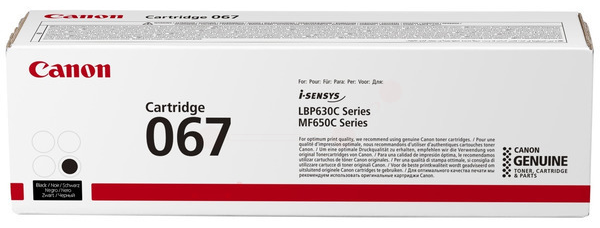 Original Canon 067 | 5102C002 Toner Schwarz