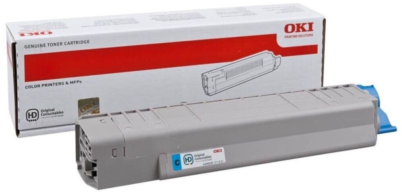 Original OKI 44059255 Toner Cyan XL