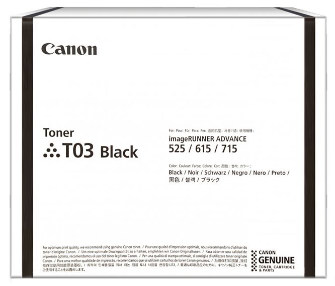 Original Canon T03 | 2725C001 Toner Schwarz