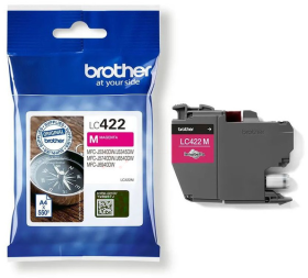 Original Brother LC422M Tinte Magenta