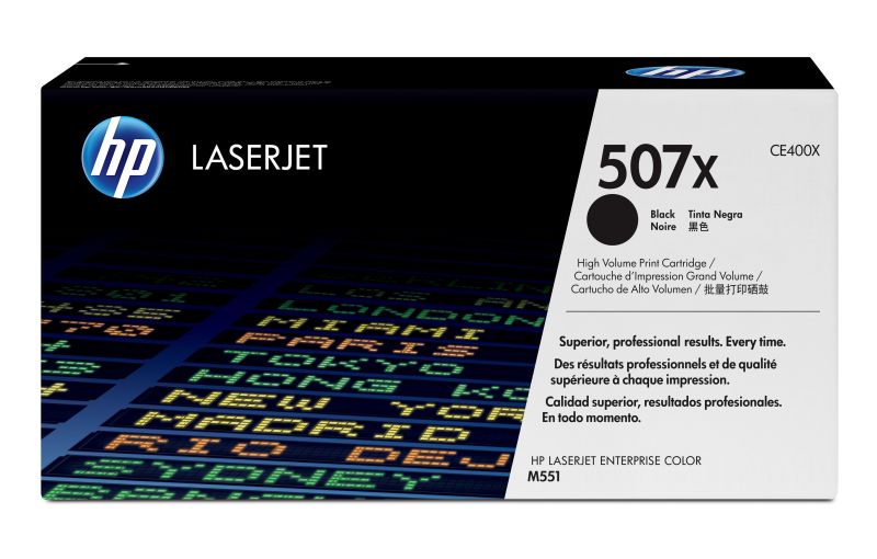 Original HP CE400X | 507X Toner Schwarz XL