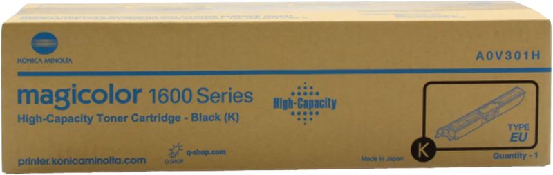 Original Konica Minolta A0V301H Toner Schwarz 