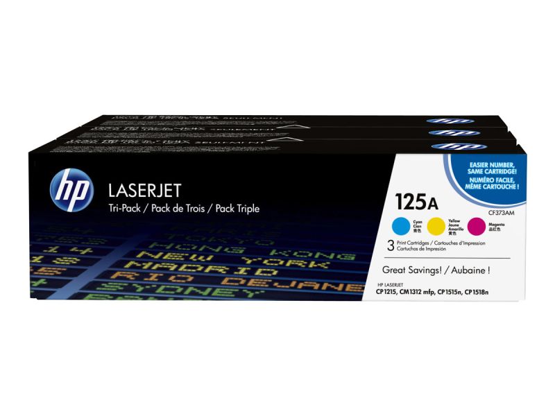Original HP CF373AM | 125A Toner C/M/Y Spar Set