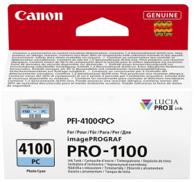 Original Canon PFI4100PC | 6781C001 Tintenpatrone Foto Cyan