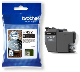 Original Brother LC422BK Tinte Schwarz