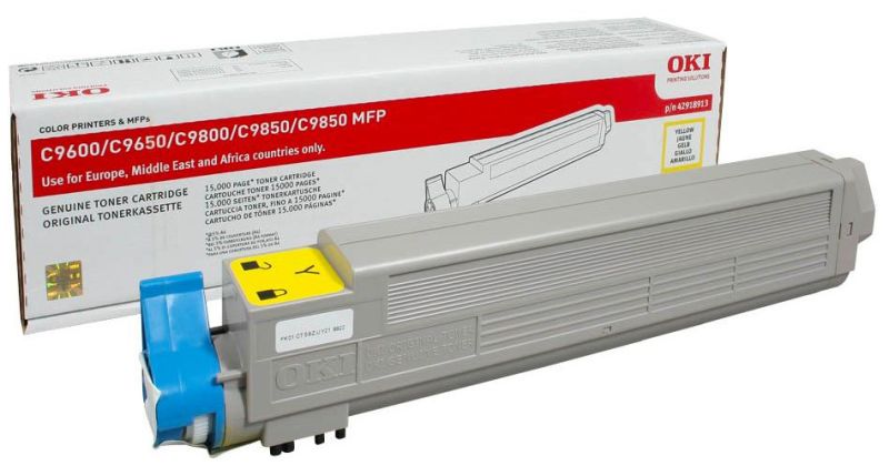 Original OKI 42918913 Toner Gelb
