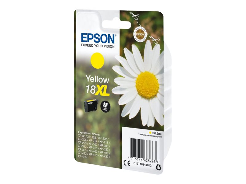 Original Epson 18XL | C13T18144012 | C13T18144022 Tinte Gelb XL