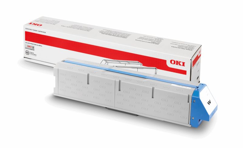 Original OKI 45536475 Toner Weiss