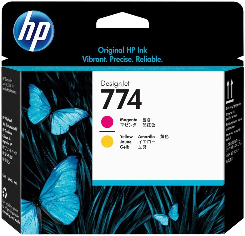 Original HP 774 | P2V99A Druckkopf Magenta & Gelb