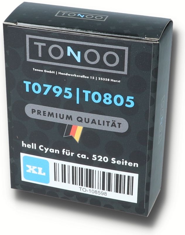 Tonoo® Tinte ersetzt Epson T0792 | C13T07924010 Cyan XL