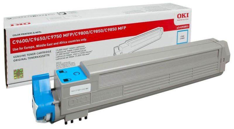 Original OKI 42918915 Toner Cyan