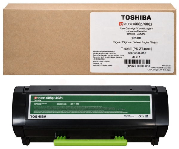 Original Toshiba T-408E | 6B000000853 Toner Schwarz