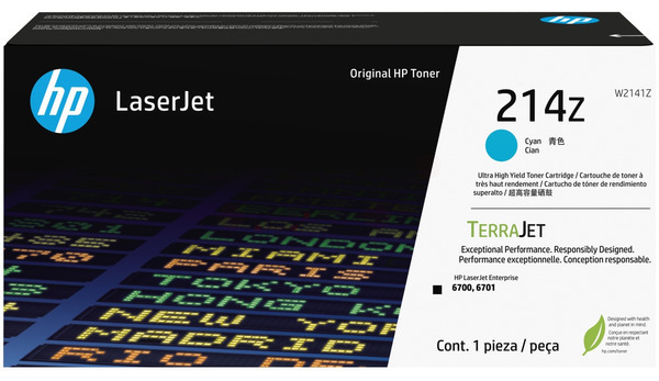 Original HP 214Z | W2141Z Toner Cyan