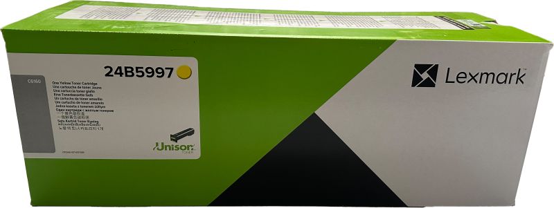 Original Lexmark 24B5997 Toner Gelb
